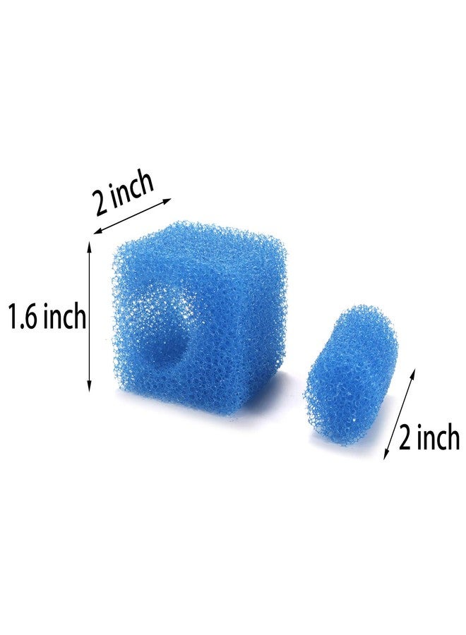 Insputer Submersible Water Pump Filter Aquarium Air Pump with 2 Section Filters for Fish Tank Turtle Tank Pond Saltwater Freshwater (3pcs Filter Replacement) - Image 3